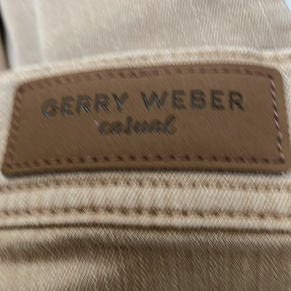 Gerry Weber Casual Cropped Kick Flare Jeans Tan 36 - Picture 6 of 11
